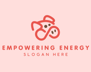 Pig Pork Animal logo design