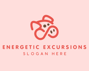 Pig Pork Animal logo design