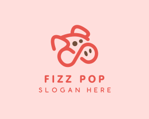 Pig Pork Animal logo design