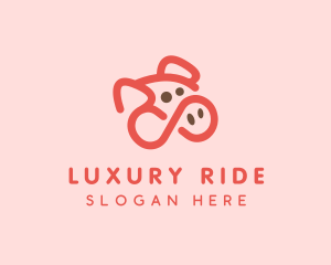 Pig Pork Animal logo design