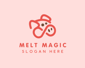 Pig Pork Animal logo design