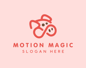 Pig Pork Animal logo design