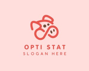 Pig Pork Animal logo design