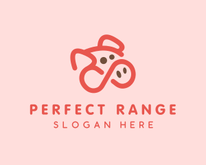 Pig Pork Animal logo design