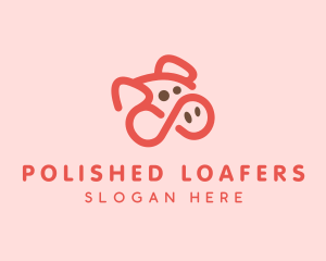 Pig Pork Animal logo design