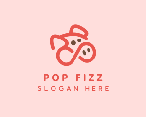 Pig Pork Animal logo design