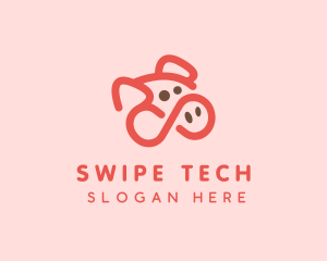 Pig Pork Animal logo design