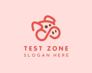 Pig Pork Animal logo design