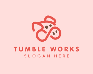 Pig Pork Animal logo design