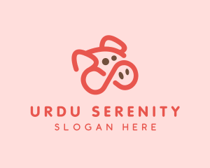 Pig Pork Animal logo design