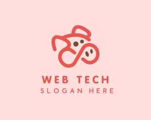 Pig Pork Animal logo design