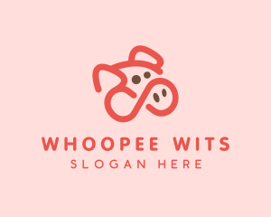 Pig Pork Animal logo design