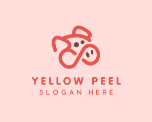 Pig Pork Animal logo design