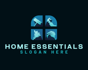 Housekeeping Sanitary Cleaning logo design