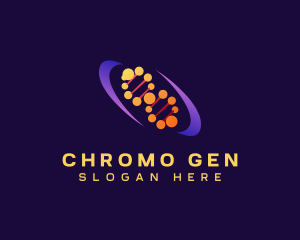 Natural Molecular DNA  logo design