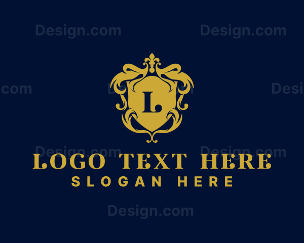 Premium Ornate Shield Logo