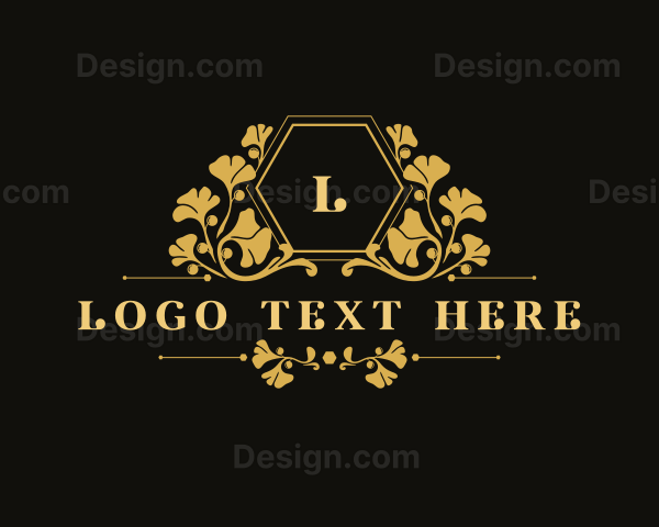 Luxury Floral Gingko Logo