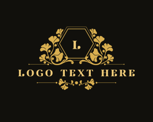 Luxury Floral Gingko logo