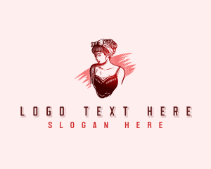 Sexy Pinup Lady  logo