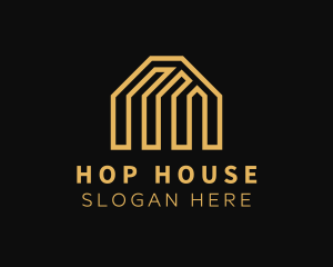 House Line Property logo design