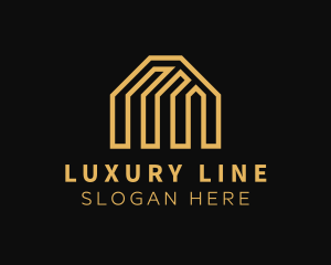 House Line Property logo design