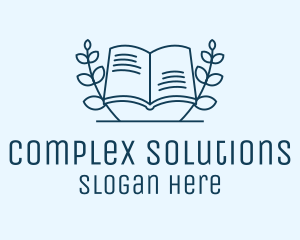 Wreath Academic Book logo design