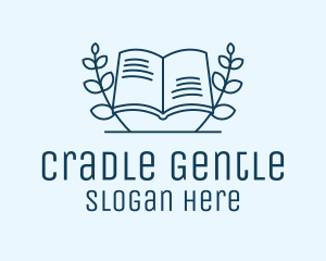 Wreath Academic Book logo design