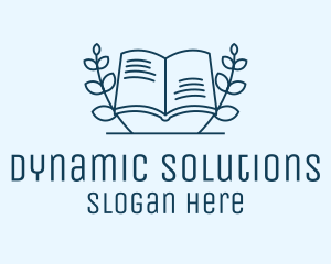 Wreath Academic Book logo design