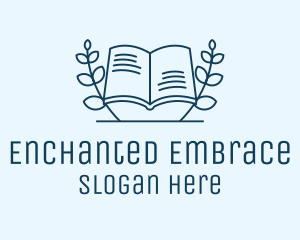 Wreath Academic Book logo design