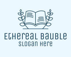 Wreath Academic Book logo design