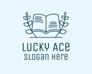 Wreath Academic Book logo design