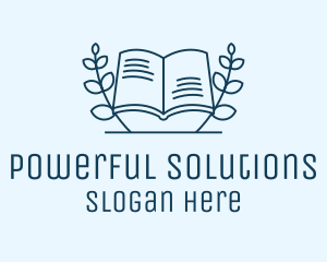 Wreath Academic Book logo design