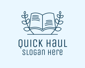 Wreath Academic Book logo design