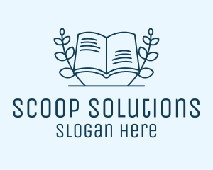 Wreath Academic Book logo design