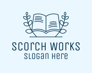 Wreath Academic Book logo design