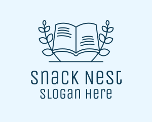 Wreath Academic Book logo design