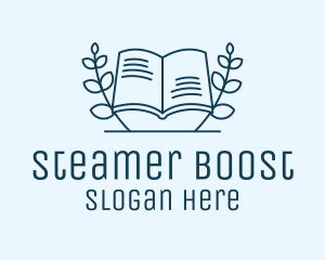 Wreath Academic Book logo design