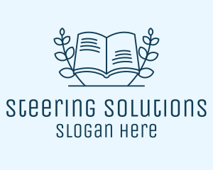 Wreath Academic Book logo design