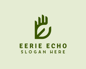 Hand Leaf Garden Agriculture logo design