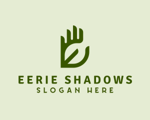 Hand Leaf Garden Agriculture logo design