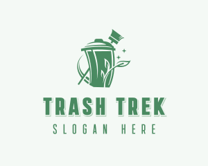 Broom Garbage Waste logo