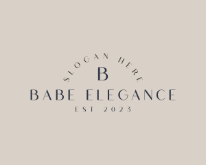 Elegant Simple Boutique Business logo design