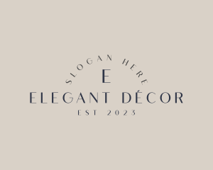 Elegant Simple Boutique Business logo design