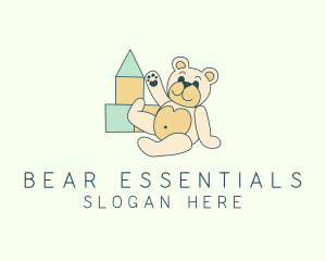 Teddy Bear Toy Preschool logo design