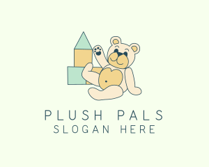 Teddy Bear Toy Preschool logo design