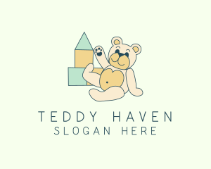 Teddy Bear Toy Preschool logo design