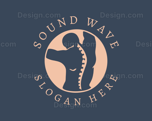 Spine Chiropractor Treatment Logo