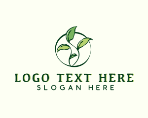 Botanical Organic Leaves logo