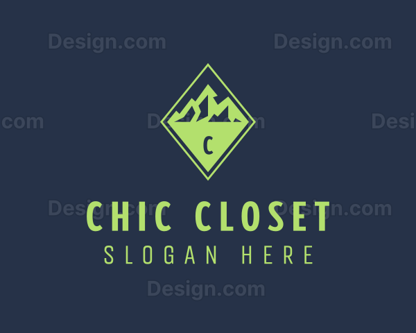 Mountain Outdoor Hiking Logo