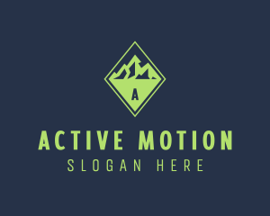 Mountain Outdoor Hiking logo design